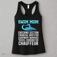 Swim Mom Definition Swimming Mom Of A Swimmer Mama Women's Tank Top thumb 3