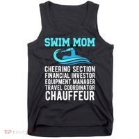 Swim Mom Definition Swimming Mom Of A Swimmer Mama Tank Top thumb 0