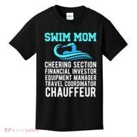 Swim Mom Definition Swimming Mom Of A Swimmer Mama Kids T-Shirt thumb 0