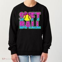 Softball Mama Drip Ice Cream Baseball Drip Game Day Women's Sweatshirt thumb 0