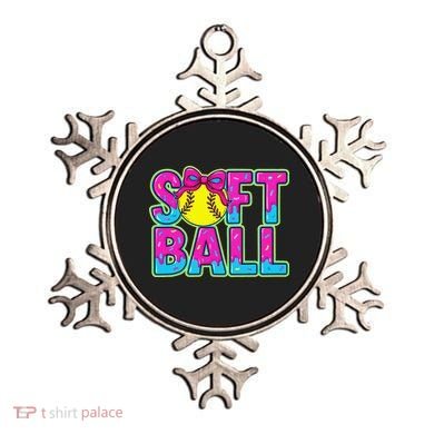 Softball Mama Drip Ice Cream Baseball Drip Game Day Ornament
