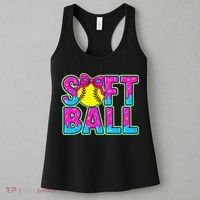 Softball Mama Drip Ice Cream Baseball Drip Game Day Women's Tank Top thumb 3