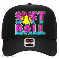 Softball Mama Drip Ice Cream Baseball Drip Game Day Hat thumb 0