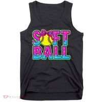 Softball Mama Drip Ice Cream Baseball Drip Game Day Tank Top thumb 0