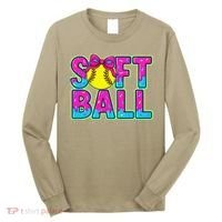 Softball Mama Drip Ice Cream Baseball Drip Game Day Long Sleeve Shirt thumb 0