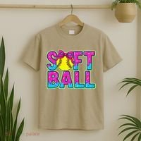 Softball Mama Drip Ice Cream Baseball Drip Game Day T-Shirt thumb 2