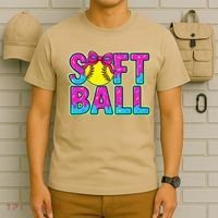 Softball Mama Drip Ice Cream Baseball Drip Game Day T-Shirt thumb 6