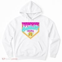 Softball Mama Drip Ice Cream Dripping Game Day Softball Mom Hoodie thumb 0