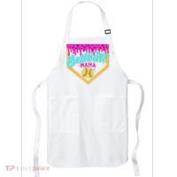 Softball Mama Drip Ice Cream Dripping Game Day Softball Mom Apron thumb 0