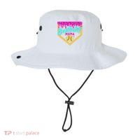 Softball Mama Drip Ice Cream Dripping Game Day Softball Mom Bucket Hat thumb 0