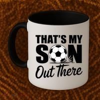 Soccer Mom Dad Proud Parent Game Day Gift Coffee Mug thumb 2