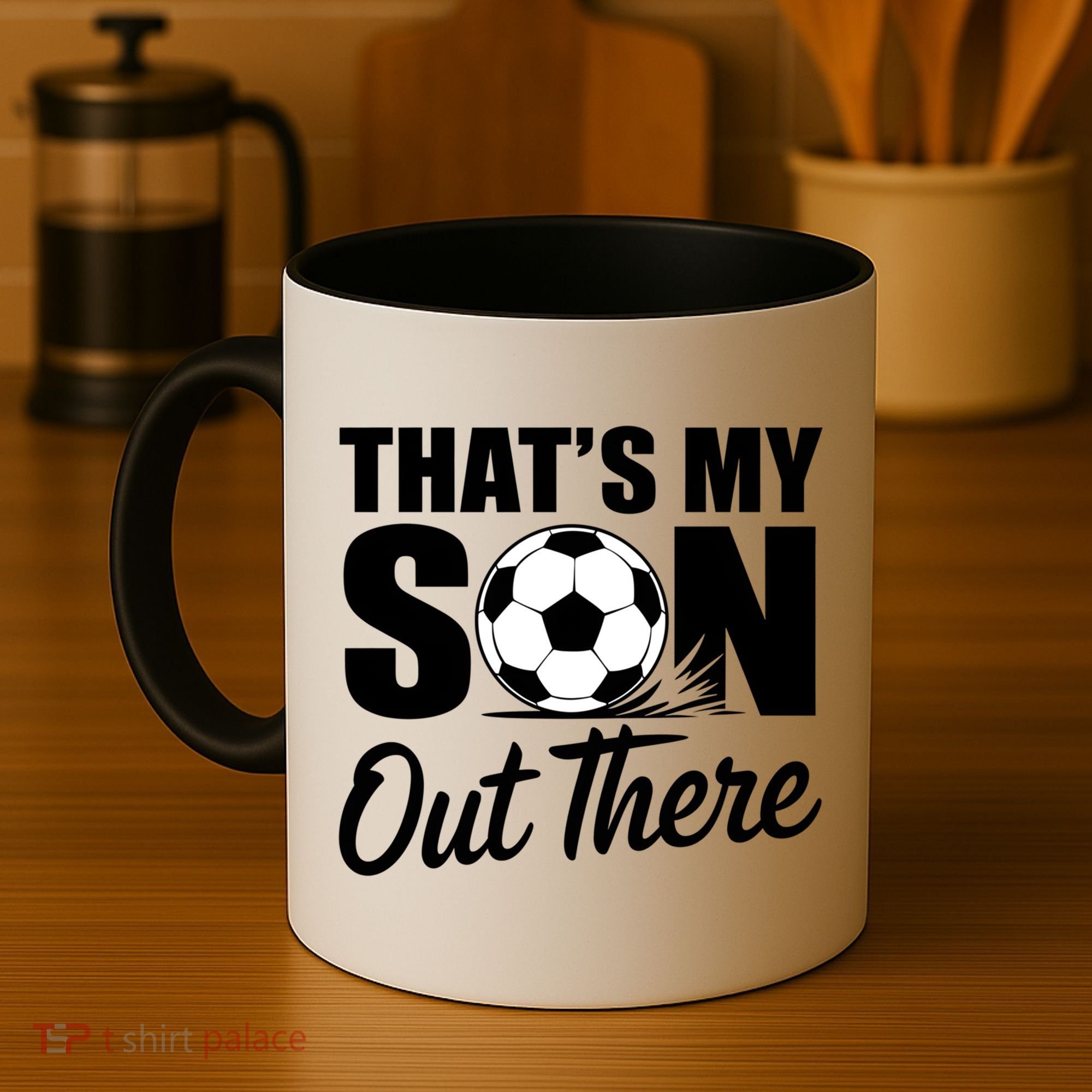 Soccer Mom Dad Proud Parent Game Day Gift Coffee Mug
