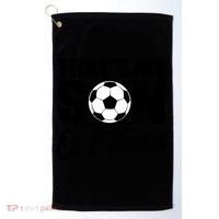 Soccer Mom Dad Proud Parent Game Day Gift Golf Towel thumb 0