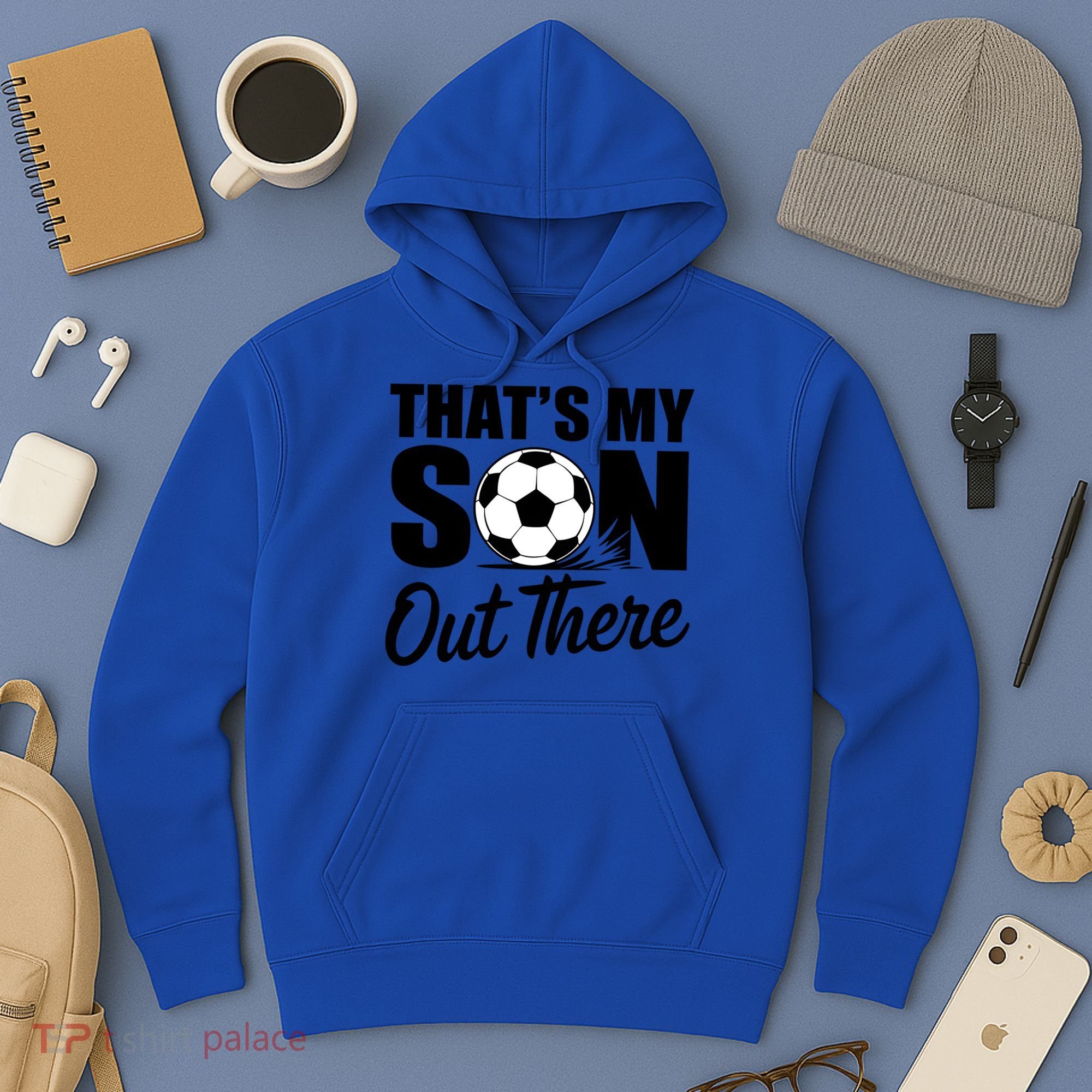 Soccer Mom Dad Proud Parent Game Day Gift Hoodie