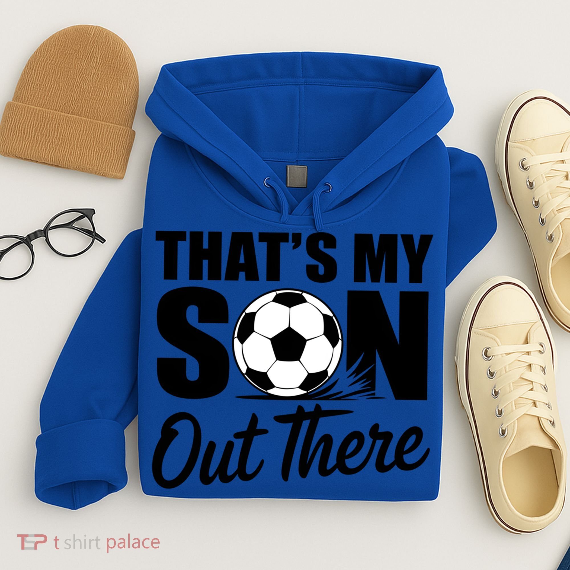 Soccer Mom Dad Proud Parent Game Day Gift Hoodie