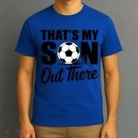 Soccer Mom Dad Proud Parent Game Day Gift T-Shirt thumb 3