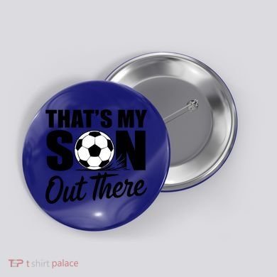 Soccer Mom Dad Proud Parent Game Day Gift Button