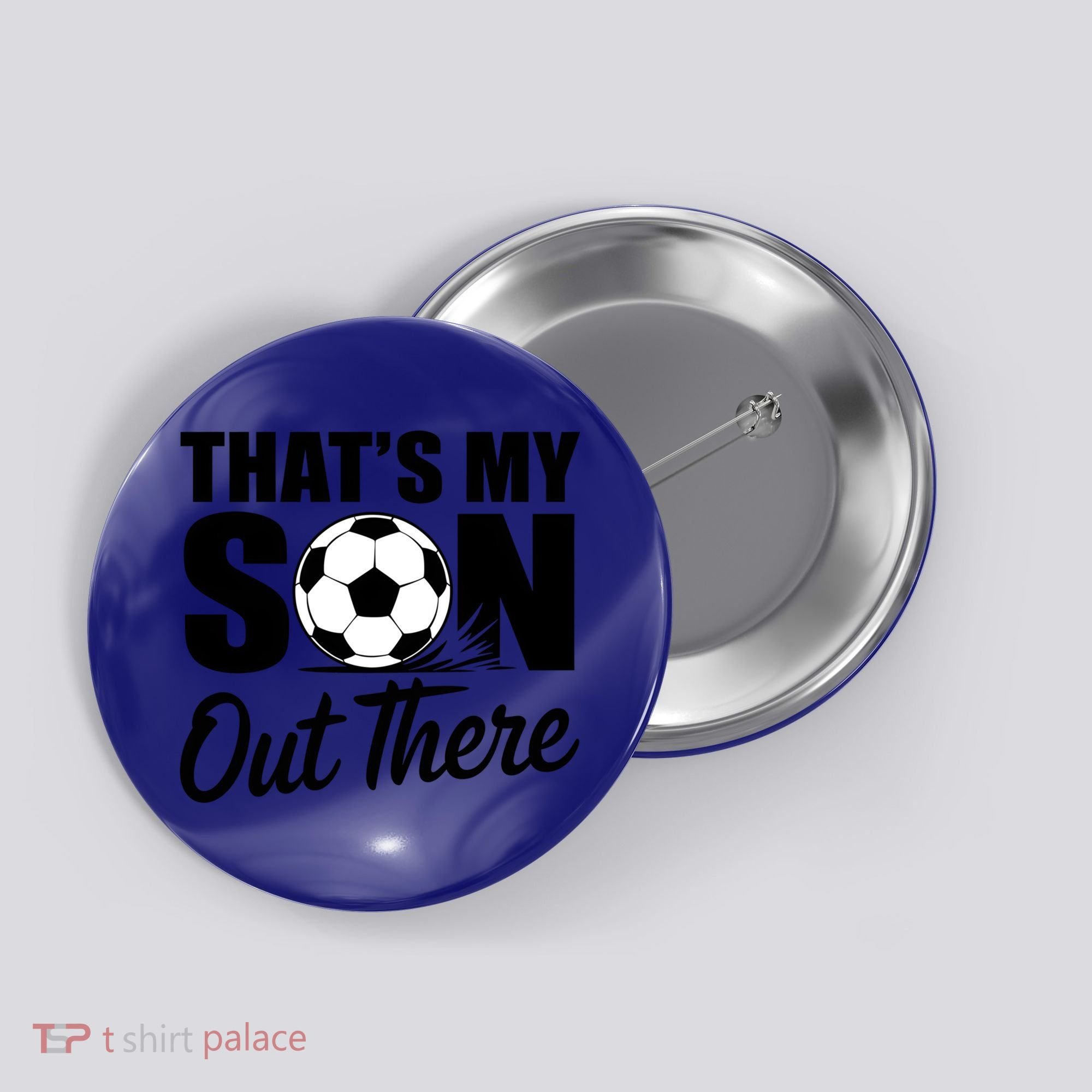 Soccer Mom Dad Proud Parent Game Day Gift Button