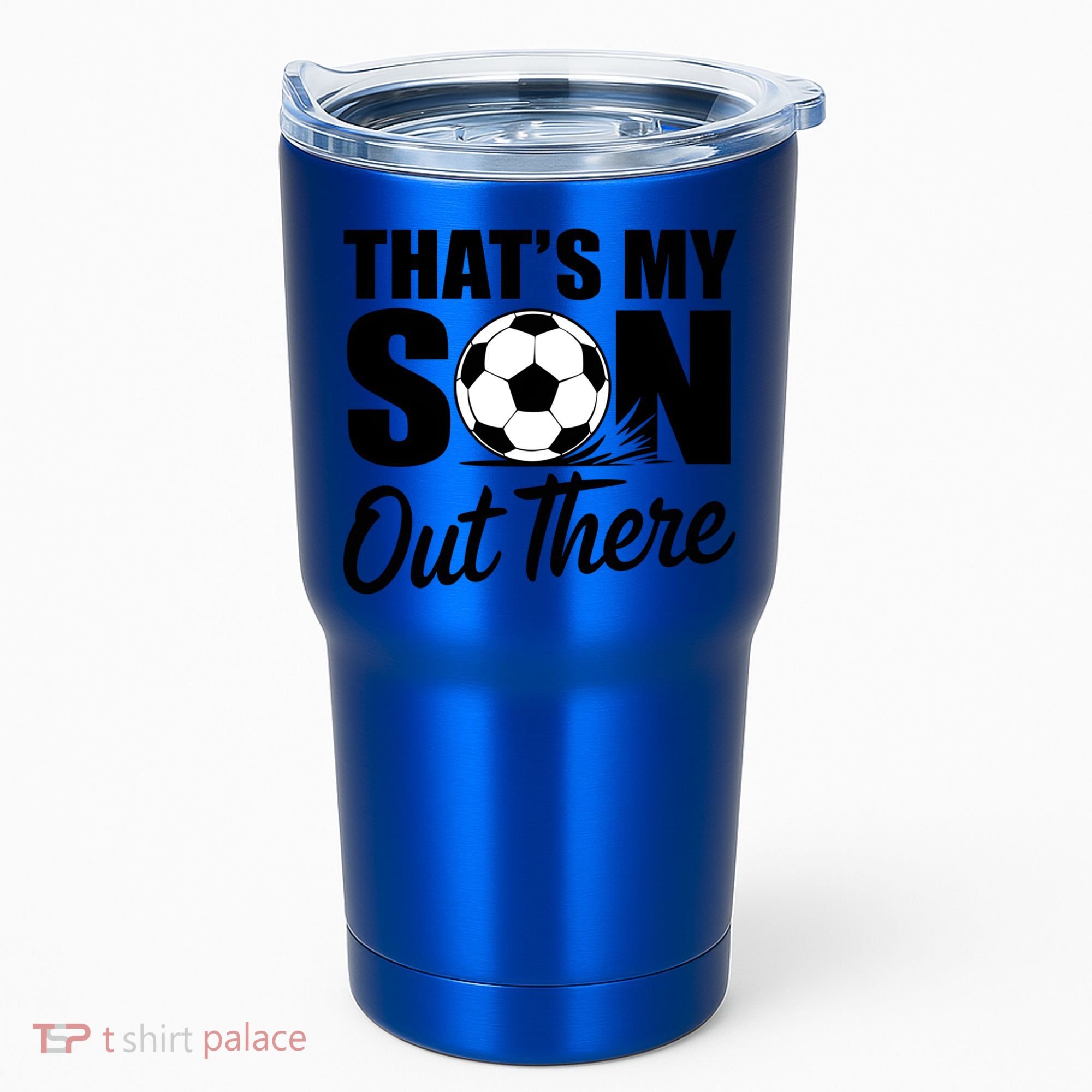Soccer Mom Dad Proud Parent Game Day Gift Tumbler