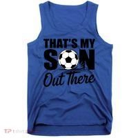 Soccer Mom Dad Proud Parent Game Day Gift Tank Top thumb 0