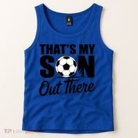 Soccer Mom Dad Proud Parent Game Day Gift Tank Top thumb 2