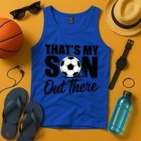 Soccer Mom Dad Proud Parent Game Day Gift Tank Top thumb 4