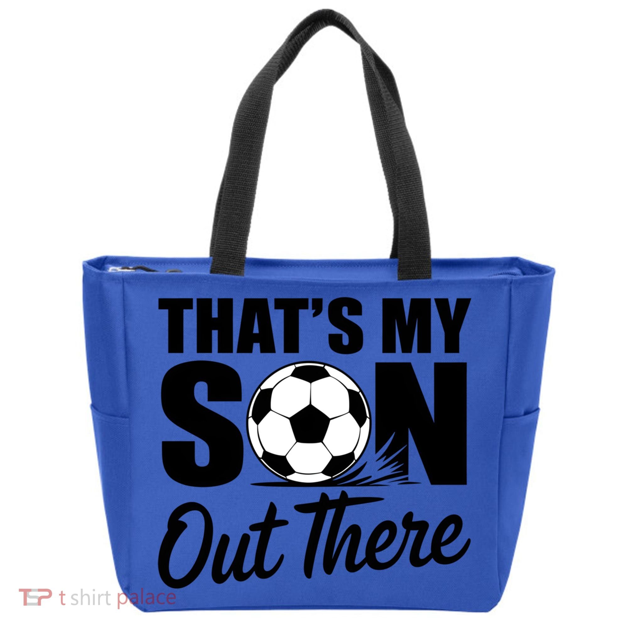 Soccer Mom Dad Proud Parent Game Day Gift Tote Bag