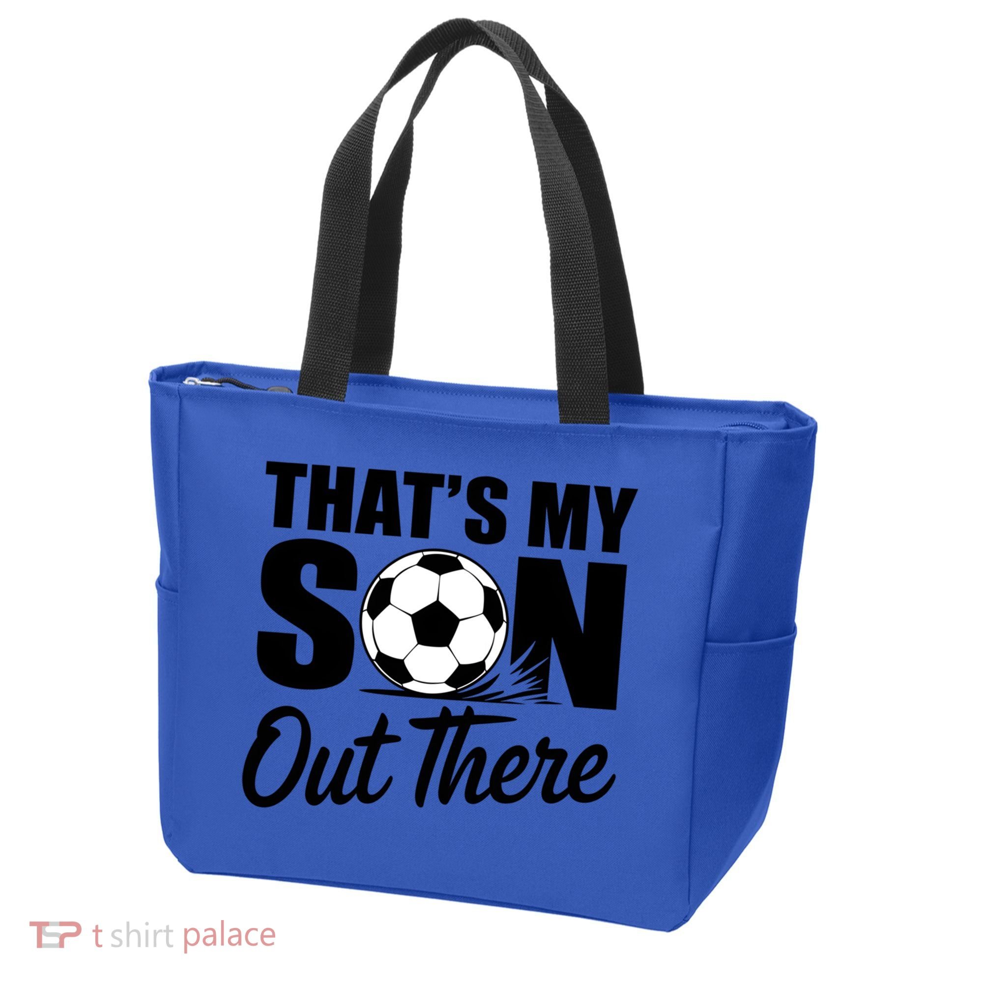 Soccer Mom Dad Proud Parent Game Day Gift Tote Bag