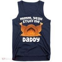 Stuff Me Daddy Funny Thanksgiving Turkey Tank Top thumb 0