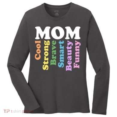 Special Mom Definition Mothers Day Gift Women's Long Sleeve Shirt