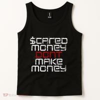 Scared Money Dont Make Money Tank Top thumb 2