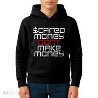 Scared Money Dont Make Money Kids Hoodie thumb 4