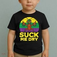 Suck Me Dry Crawfish Retro Mardi Gras Toddler T-Shirt thumb 2