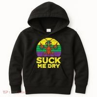 Suck Me Dry Crawfish Retro Mardi Gras Kids Hoodie thumb 0