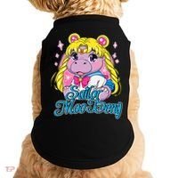 Sailor Moo Deng Funny Hippo Moo Deng Cute Doggie Tank thumb 0
