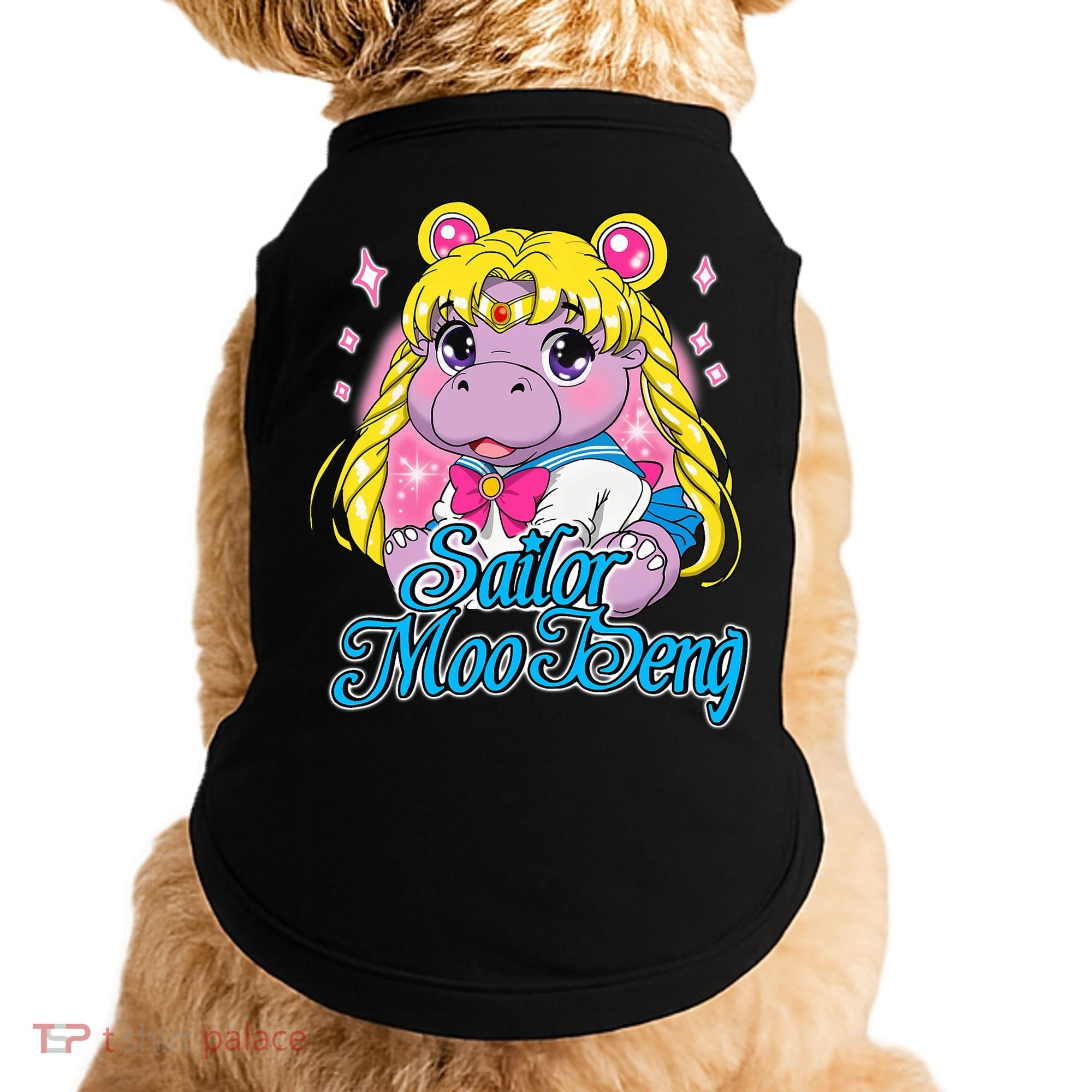 Sailor Moo Deng Funny Hippo Moo Deng Cute Doggie Tank