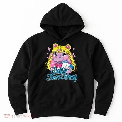 Sailor Moo Deng Funny Hippo Moo Deng Cute Hoodie