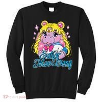 Sailor Moo Deng Funny Hippo Moo Deng Cute Sweatshirt thumb 0