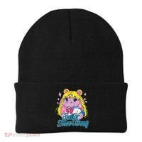 Sailor Moo Deng Funny Hippo Moo Deng Cute Beanie thumb 0