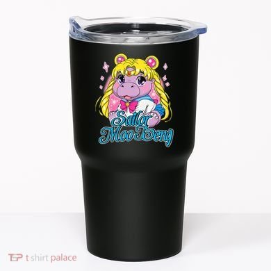 Sailor Moo Deng Funny Hippo Moo Deng Cute Tumbler