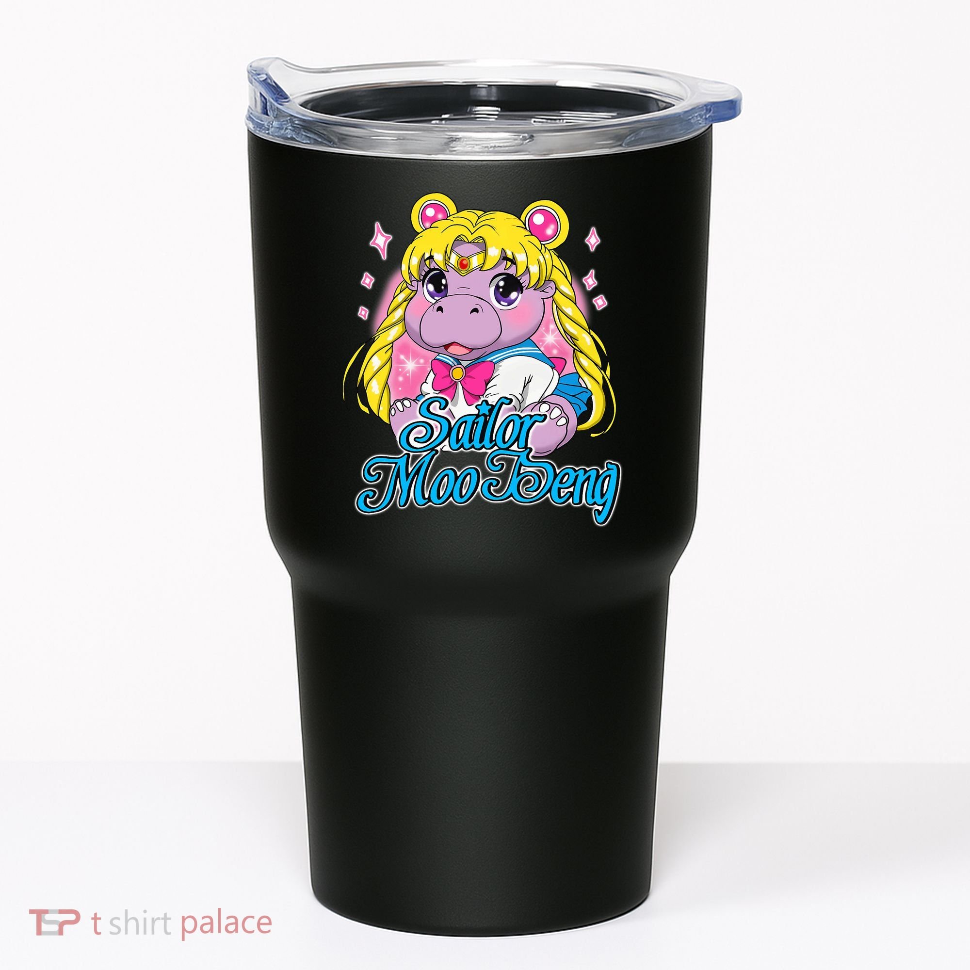 Sailor Moo Deng Funny Hippo Moo Deng Cute Tumbler