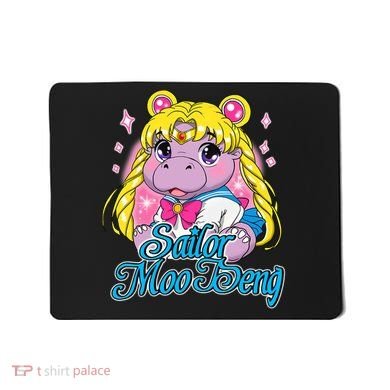 Sailor Moo Deng Funny Hippo Moo Deng Cute Mousepad