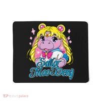 Sailor Moo Deng Funny Hippo Moo Deng Cute Mousepad thumb 0