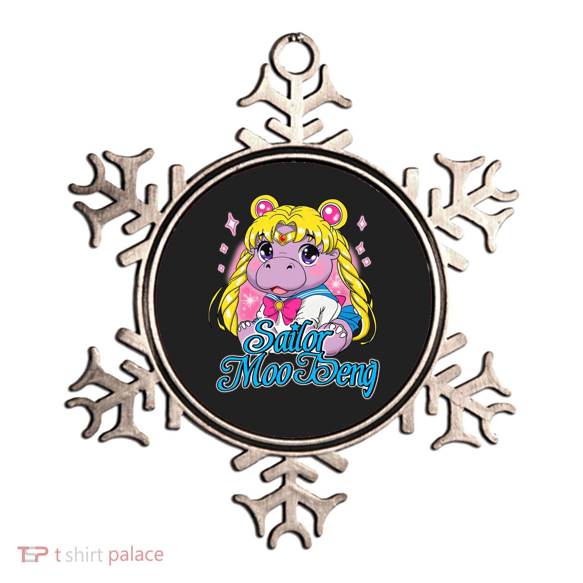 Sailor Moo Deng Funny Hippo Moo Deng Cute Ornament