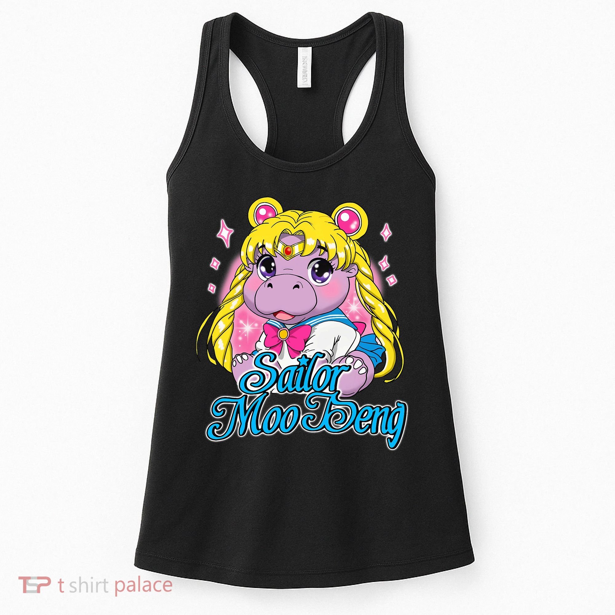 Sailor Moo Deng Funny Hippo Moo Deng Cute Women's Tank Top