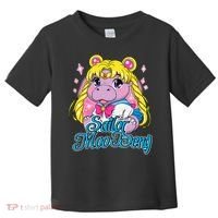 Sailor Moo Deng Funny Hippo Moo Deng Cute Toddler T-Shirt thumb 0