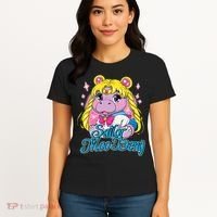 Sailor Moo Deng Funny Hippo Moo Deng Cute Women's T-Shirt thumb 4