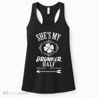 SheS My Drunker Half St Patricks Day Matching Couple Women's Tank Top thumb 0
