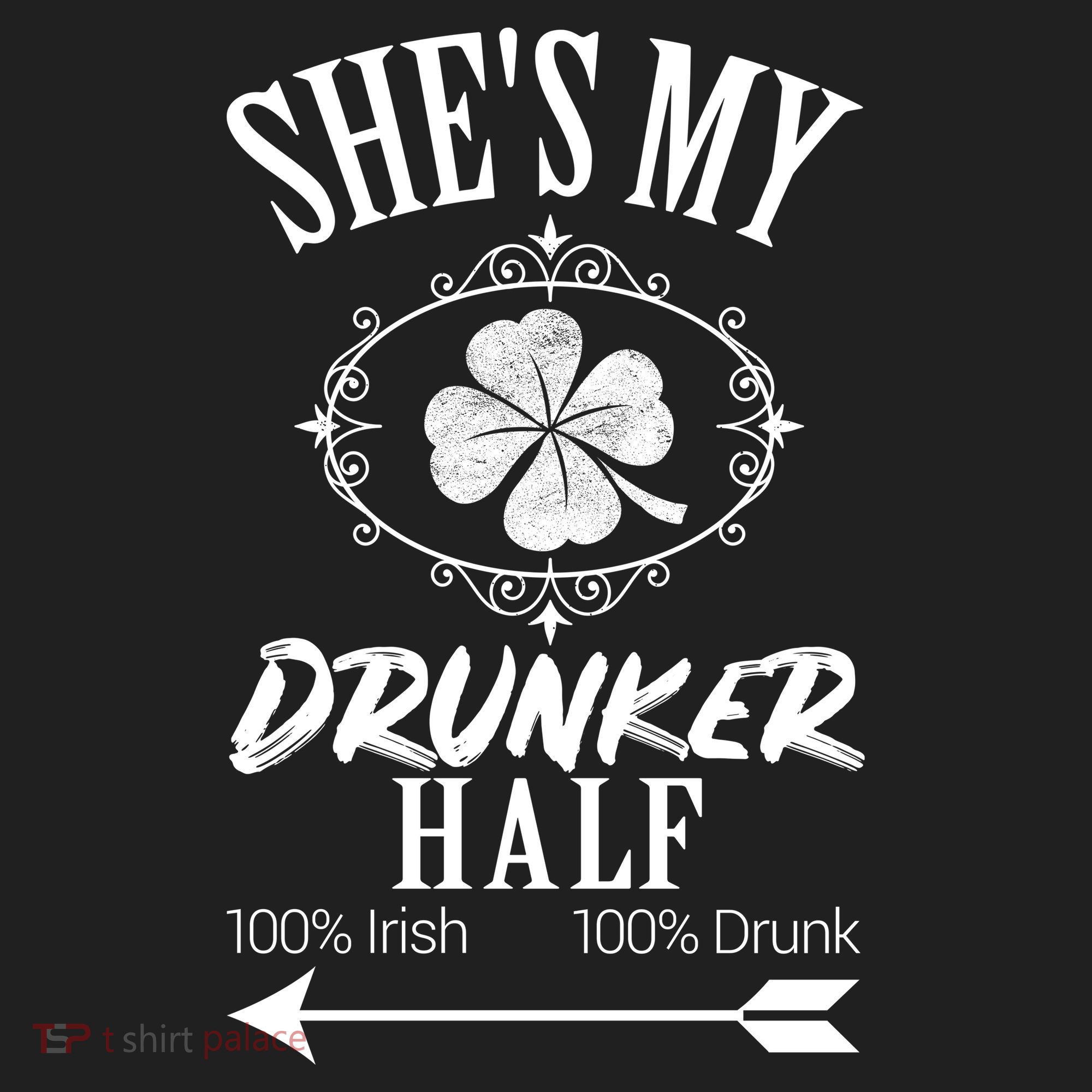 SheS My Drunker Half St Patricks Day Matching Couple Hat