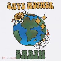 Save Mother Earth Retro Planet Floral Women's Tank Top thumb 5